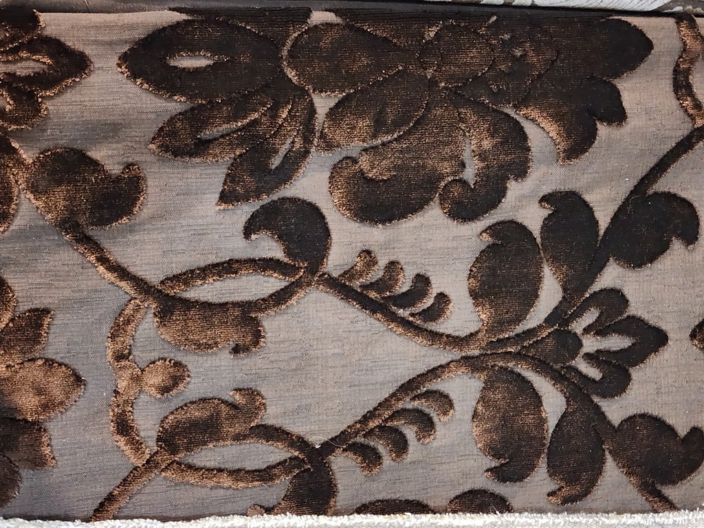 پارچه مخمل گل برجسته ترک- مخصوص مبلمان و دکور پرده  RM11-TM140